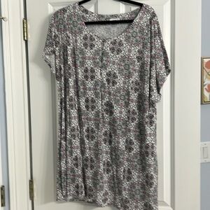 J Jill shot sleeved shirt